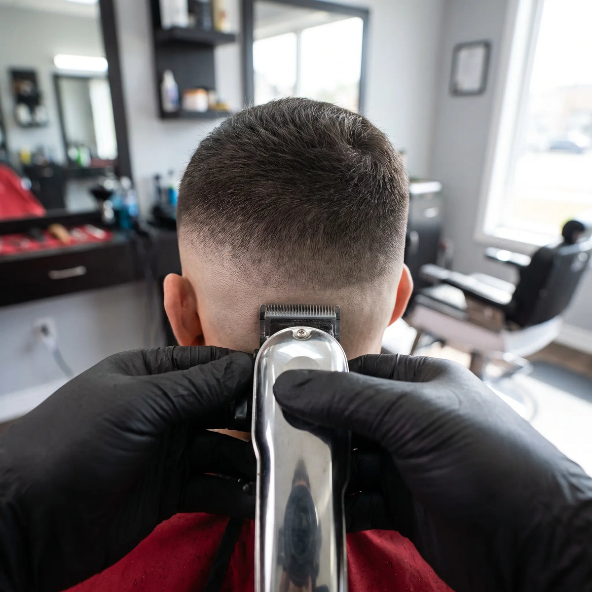 Audífonos con cámara POV para barberos